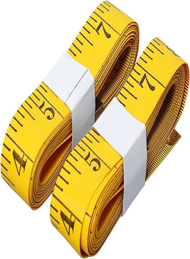 GDMINLO Sewing Tape Measure 2 Pack Double-Scale Soft Tape Measuring Body Weight Loss Medical Body Measurement Sewing Tailor Cloth Ruler Dressmaker Flexible Ruler Tape Measure (Multicolor)60Inches/50cm